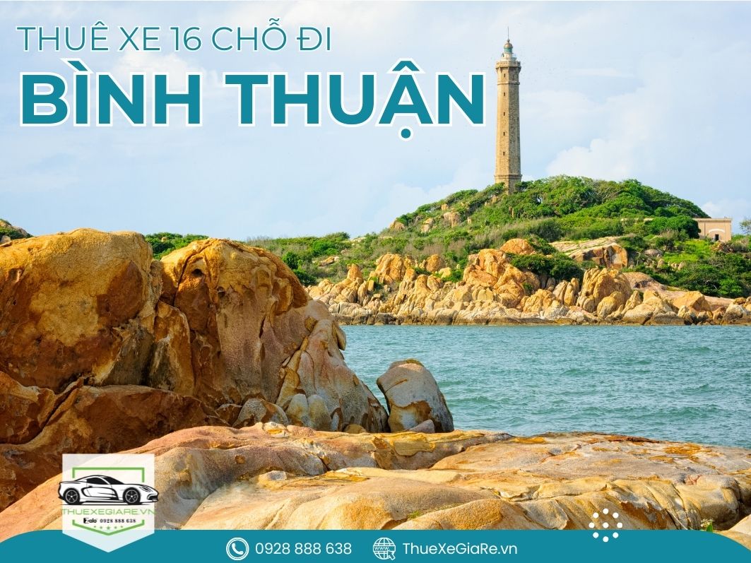 Cho thuê xe 16 chỗ đi Bình Thuận xe Ford Transit du lịch đời mới phục vụ đoàn tham quan Phan Thiết Mũi Né và hành hương Đức Mẹ Tà Pao