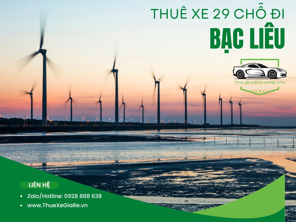Xe 29 chỗ đời mới, nội thất rộng rãi, ghế ngồi sạch sẽ, đang đón đoàn khách đi Bạc Liêu, tài xế hỗ trợ nhiệt tình, hành trình an toàn và thoải mái