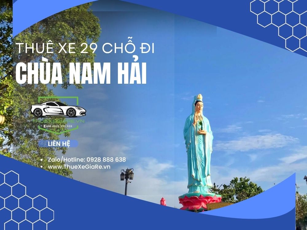 Xe 45 chỗ đời mới phục vụ tuyến hành hương Chùa Nam Hải – Bạc Liêu