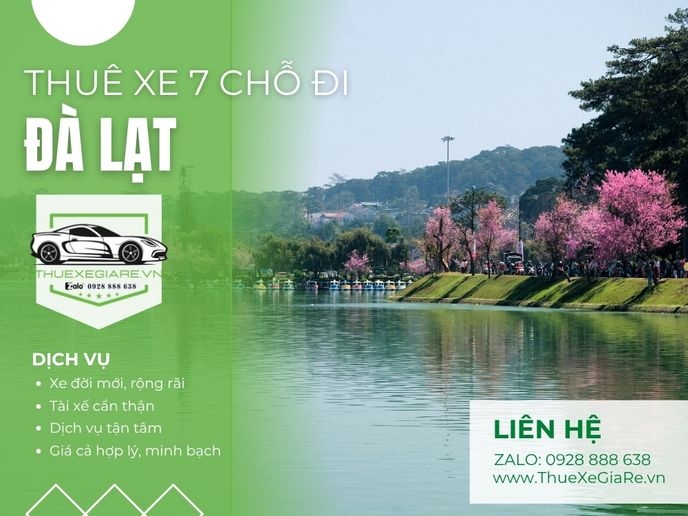 Thuê xe 7 chỗ đi Đà Lạt